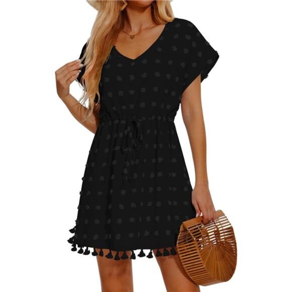 Other - Women Swimsuit Coverup Swiss Dot Bathing Suit Cover Ups for Swimwear